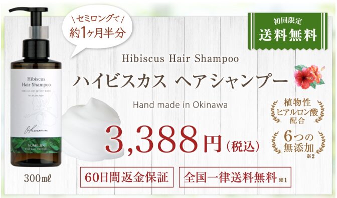 【沖縄発】ハイビスカスシャンプーで髪ツヤ2倍アップ！驚きの効果とは？